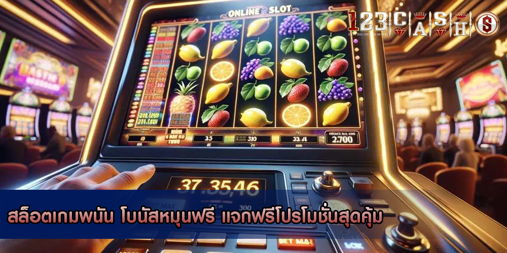 สล็อตเกมพนัน โบนัสหมุนฟรี แจกฟรีโปรโมชั่นสุดคุ้ม